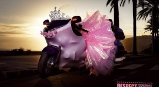 Тюнинг мотоциклов по дамски (5 фото)