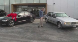 Владелец Volvo с пробегом в миллион миль получил новый автомобиль бесплатно, но есть одна загвоздка (4 фото + 1 видео)