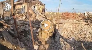 Assault on Russian positions in the village of Klescheevka, Donetsk region, from the first person of a Ukrainian soldier