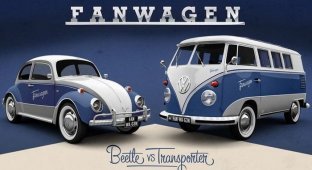 Volkswagen и Facebook совместно выпустят спецверсию Fanwagen (9 фото)