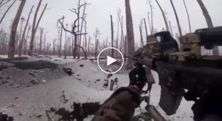Стрелковый бой в Кременском лесу от первого лица украинских военных