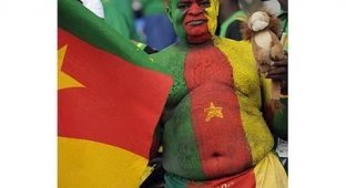 Африканские футбольные фанаты (27 фотографий)