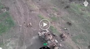 Невдала спроба намангаленої вантажівки з окупантами атакувати українські позиції під Роботино