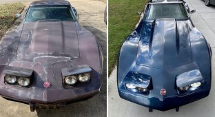 Even the worst car can be made handsome with the help of skillful restoration (17 photos)