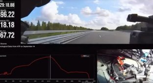 Video of the Yangwang U9 Exterme hypercar's record-breaking run at 305.52 mph (4 photos + 1 video)