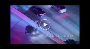 Убегая от полицейских разбился об дорогу
