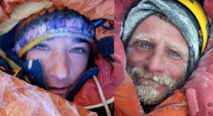 Новая жертва «горы-убийцы»: драматичная история спасения альпинистов, финалом которой стала трагедия (8 фото)
