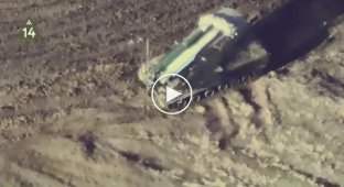 Уничтожение вражеского ЗРК Бук-М1-2 вблизи оккупированного Донецка