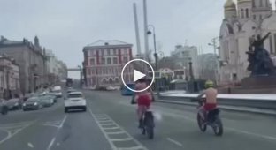 Dumb and dumber on motorcycles