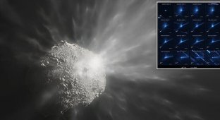 Миссия DART: итоги испытания по изменению траектории астероида (5 фото + 3 видео)