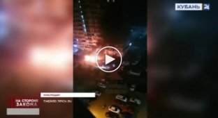 В Краснодаре местный партизан поджигает автомобили с Z-вастикой