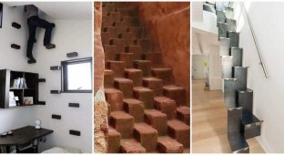 Stairs, at the sight of which engineers nervously scratch their heads (15 photos)