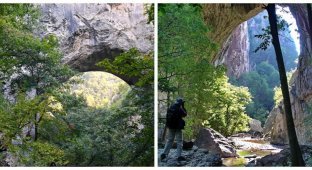 Vratna Gate - the largest natural bridges in Europe (12 photos + 1 video)