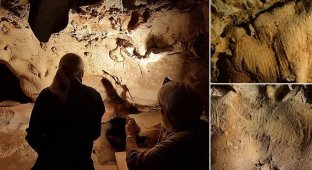 The oldest Neanderthal rock paintings found in France: they are about 75,000 years old (6 photos + 1 video)