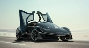 Lotus presented its three-seater supercar Theory 1 (11 photos)