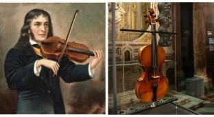 Devilish violinist Niccolo Paganini and his violin (8 photos + 1 video)