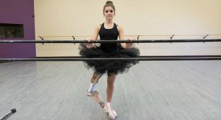 Вдохновляющий пример: девушка с протезом ноги стала прекрасной танцовщицей (11 фото)