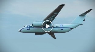 A unique plane whose passengers can escape in the event of a plane crash
