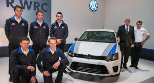 В компании Volkswagen представили заряженный Polo R WRC (16 фото)