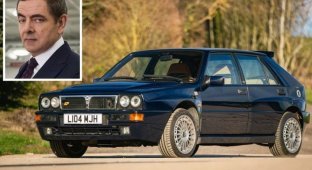 'Mr Bean' is selling his Lancia Delta Integrale for less than you think (16 pics + 1 video)