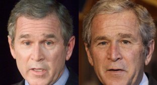 Насколько менялась внешность президентов США за срок правления (10 фото)