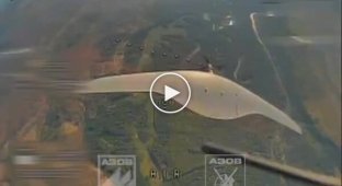 Air defense of the 12th Azov brigade destroyed Russian drones with FPV drones