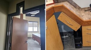 13 странных строительных и интерьерных решений (13 фото)
