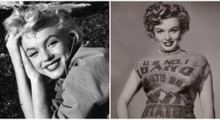 When you're Marilyn Monroe, a bag of potatoes will do (5 photos)