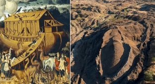 Has Noah's Ark been found? A geological structure in the shape of a boat appeared in Turkey 5,000 years ago (6 photos + 1 video)