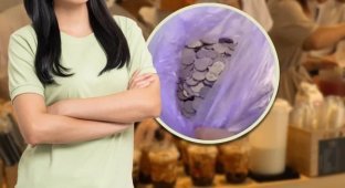 A boss in Taiwan paid an employee severance pay in hundreds of small coins as a “shock education” (3 photos)