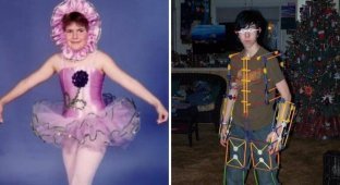 18 photos of ridiculous children's carnival costumes from the past (18 photos)