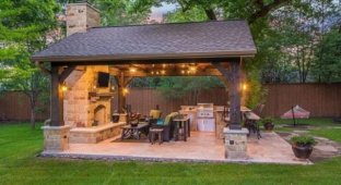 Ideal places for barbecue (20 photos)