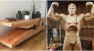 30 unusual wood products that are pleasing to the eye (31 photos)