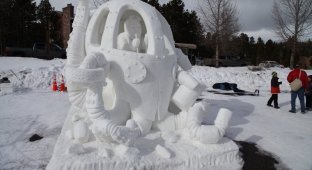 Международный фестиваль снежных скульптур в Брекенридже (18 фото)