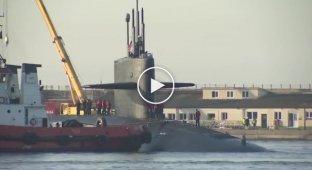 In the Mediterranean - the American submarine of the nuclear apocalypse