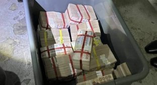 Біля ліфта було залишено пластикову коробку з великою сумою готівки (4 фото)