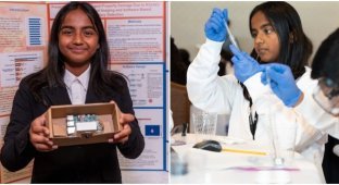 12-year-old girl received 25 thousand dollars for her invention (5 photos)