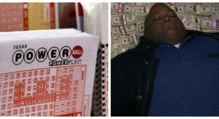 A resident of the United States won more than a billion dollars in the lottery (3 photos)