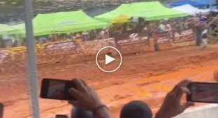 Accident during the race