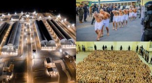 У Сальвадорі відкрили "мегатюрму" на 40000 ув'язнених (6 фото + 1 відео)