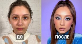 Магия макияжа: 14 девушек преобразились до неузнаваемости благодаря профессиональным (15 фото)