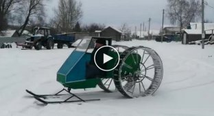 New Russian miracle of technology - skimobile