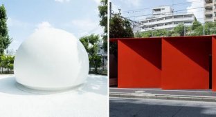 10 Public Toilets in Tokyo That Look Like Art Objects (29 photos)