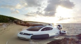 Volkswagen Aqua - автомобиль на воздушной подушке (8 фото)