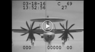 The aerofinisher broke during landing of a radar aircraft