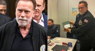 Arnold Schwarzenegger was detained at Munich airport for carrying expensive watches (3 photos)