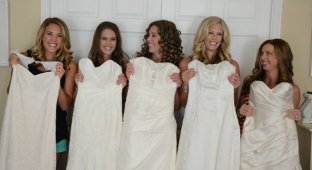 Пять сестер сфотографировались в свадебных платьях, чтобы поблагодарить своих родителей (11 фото)