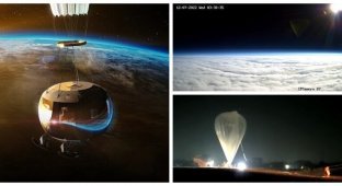Into the stratosphere in a hot air balloon: space tourism becomes a reality (10 photos)
