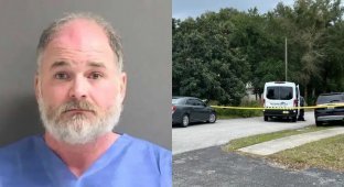 In the USA, an anger management specialist could not cope with his emotions and shot a homeless man (3 photos)