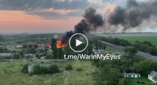 Burning fuel base in Shakhtyorsk